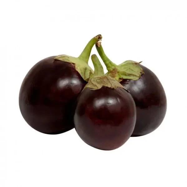 Round Aubergines (Baingan) Per 250GM