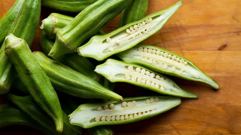 ladyfinger okra